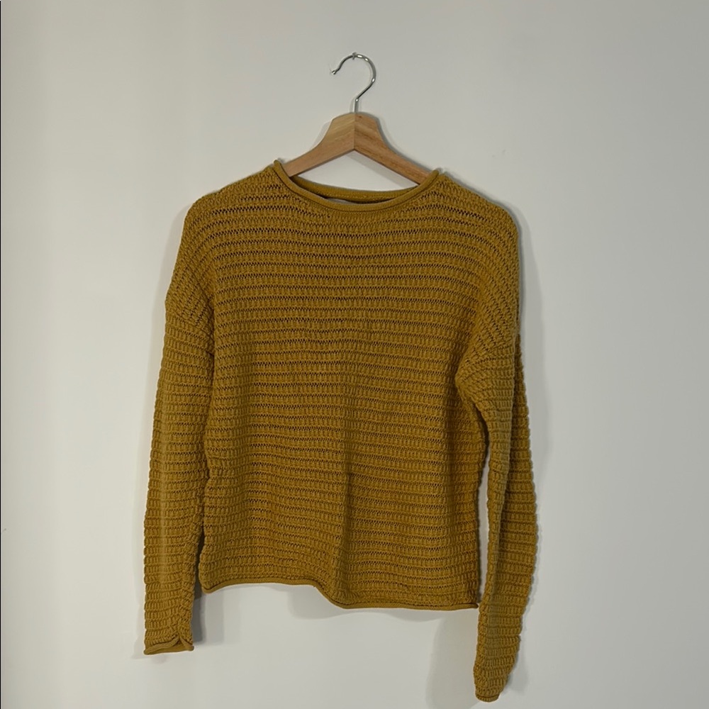 Universal Thread Mustard Yellow Knit Sweater
